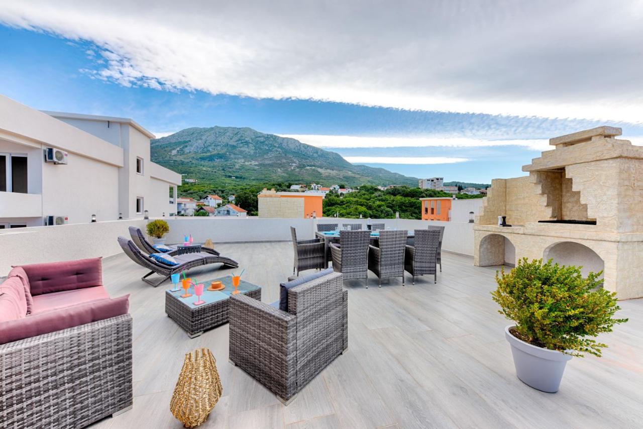 Villa Panorama Hill Dobra Voda Buitenkant foto
